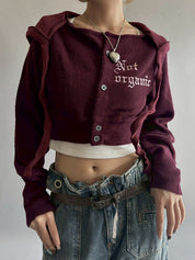 Retro-Inspired Knitwear Jacket