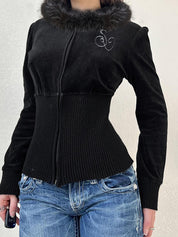 Gothic-Chic Vixen Cardigan