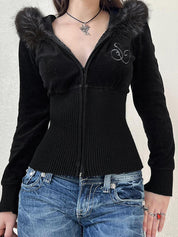 Gothic-Chic Vixen Cardigan