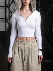 Fleece-Lined Hooded Jacket