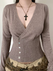 Elegant Figure-Flattering Slimming Long Sleeve