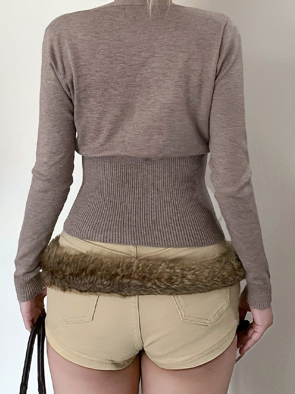 Elegant Figure-Flattering Slimming Long Sleeve