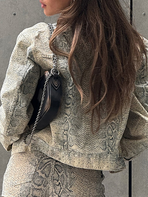 Snake Pattern Basics Jacket