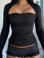 Spicy Girl Style Black Long Sleeve