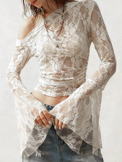 Lace Jacquard Long Sleeve