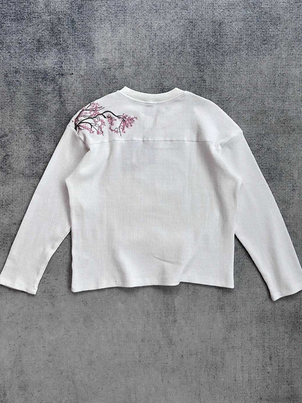 Plum Blossom Embroidery Long Sleeve