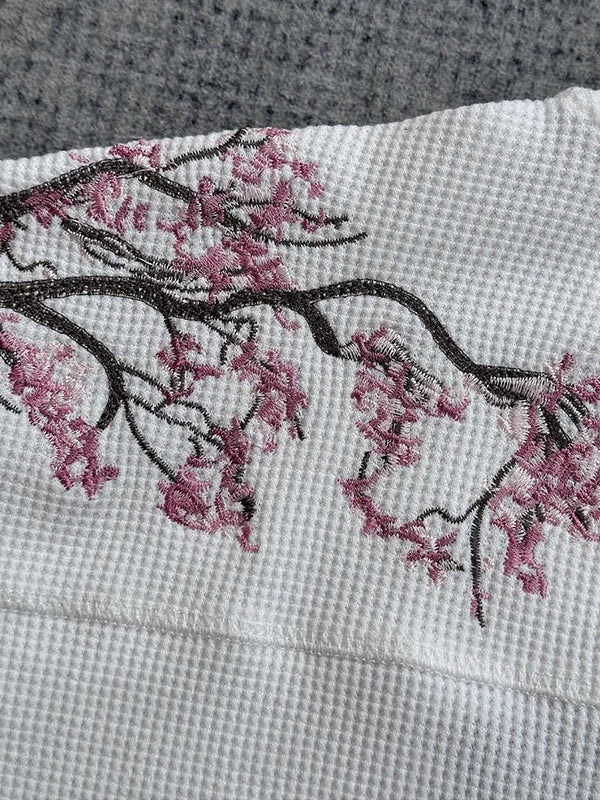 Plum Blossom Embroidery Long Sleeve