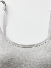 Integrated Padded Threaded Cami Top