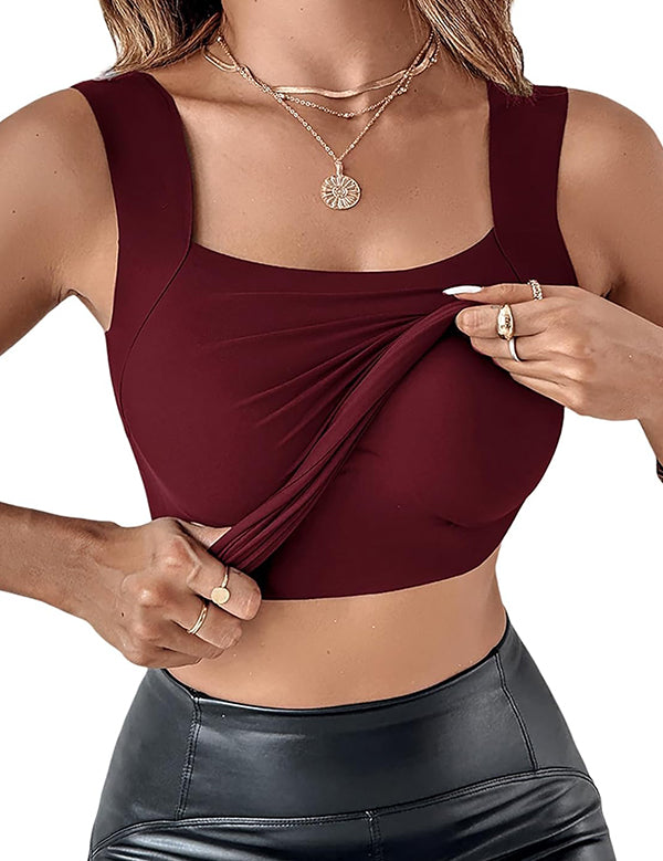 Wear Built-In Padding Tank Top
