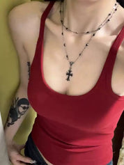Sports Bra Built-In Pads Cami Top