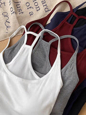 Sports Bra Built-In Pads Cami Top