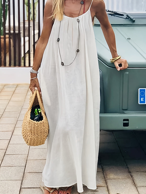 Women's Summer Backless Cami Lounge Dress