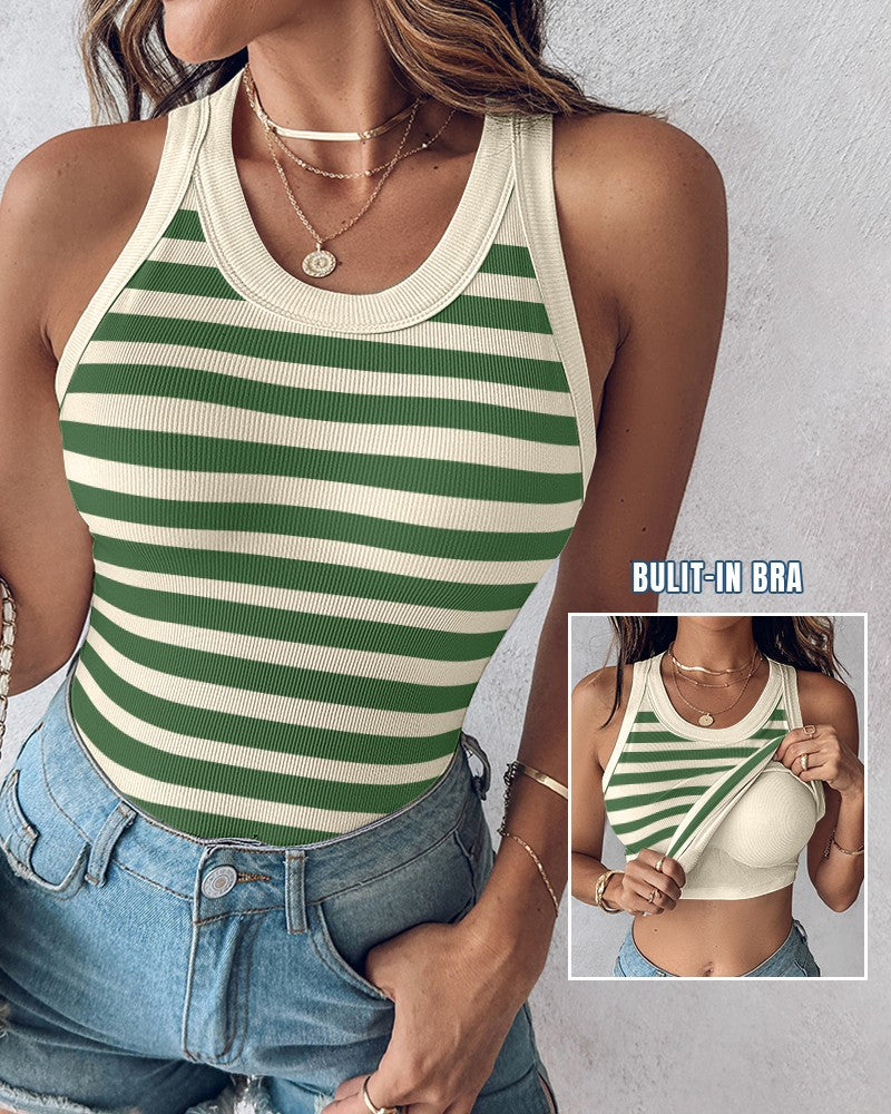 Women Built-in Bra Tank Tops