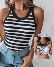 Women Built-in Bra Tank Tops