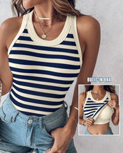 Women Built-in Bra Tank Tops