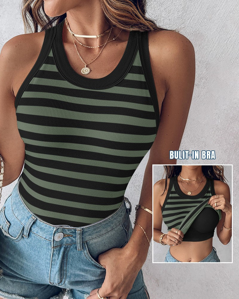 Women Built-in Bra Tank Tops
