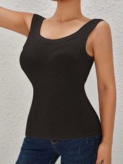 Seamless Backless Bra Pads Tank Top