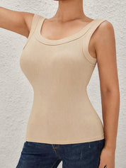 Seamless Backless Bra Pads Tank Top