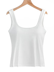 Wide-Strap Underwire Tank Top