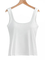 Wide-Strap Underwire Tank Top