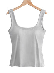 Wide-Strap Underwire Tank Top