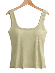 Wide-Strap Underwire Tank Top