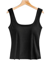 Wide-Strap Underwire Tank Top