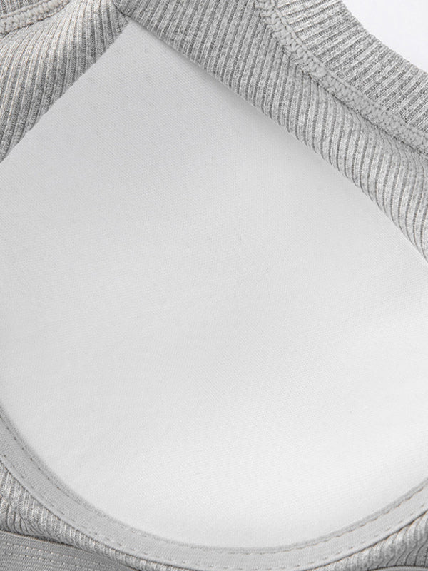Wide-Strap Underwire Tank Top