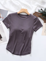Built-in Bra Short Sleeve