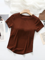 Built-in Bra Short Sleeve