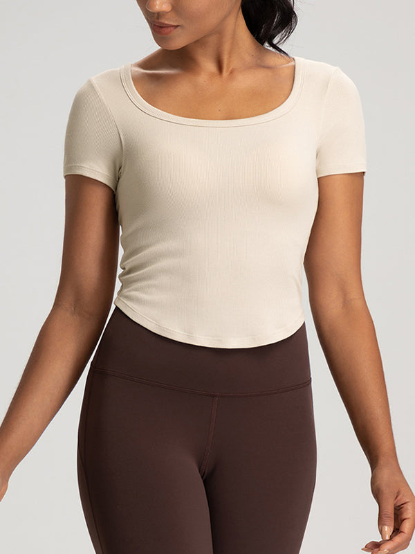 Built-In Padding Short Sleeve