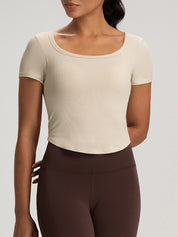 Built-In Padding Short Sleeve