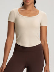 Built-In Padding Short Sleeve
