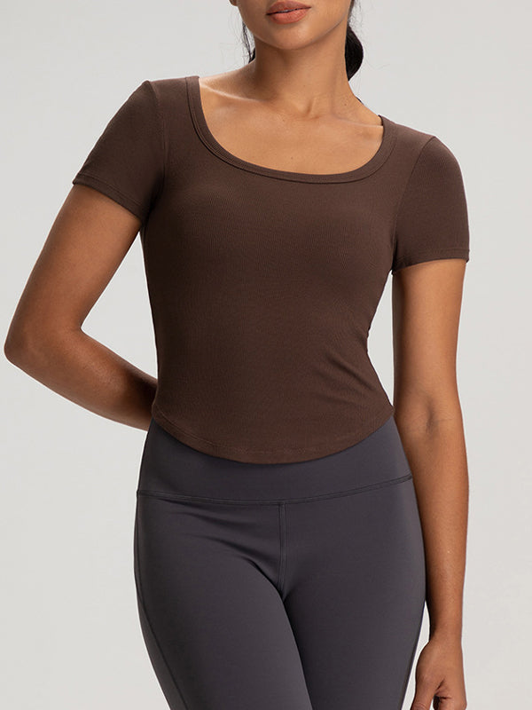 Built-In Padding Short Sleeve