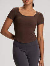 Built-In Padding Short Sleeve
