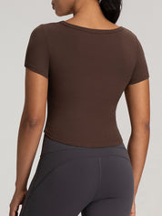 Built-In Padding Short Sleeve