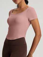 Built-In Padding Short Sleeve