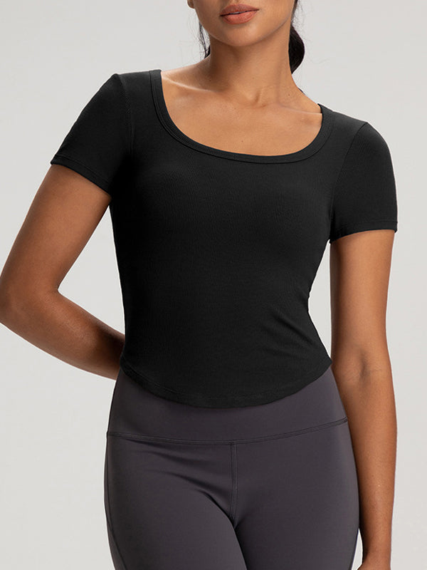 Built-In Padding Short Sleeve