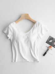 Built-In Padding Short Sleeve