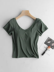 Built-In Padding Short Sleeve
