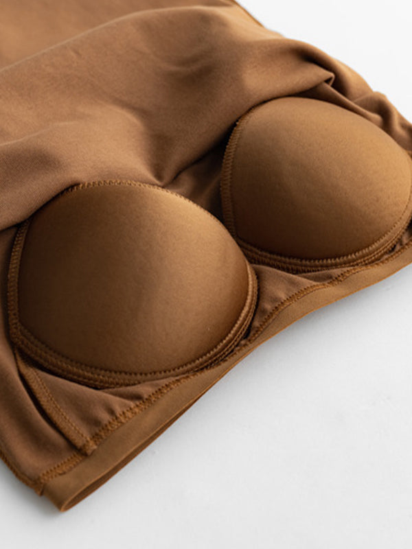 Built-In Padding Short Sleeve