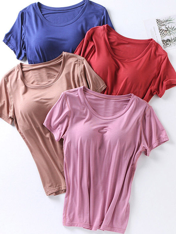 Built-In Padding Short Sleeve