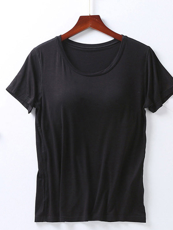 Built-In Padding Short Sleeve