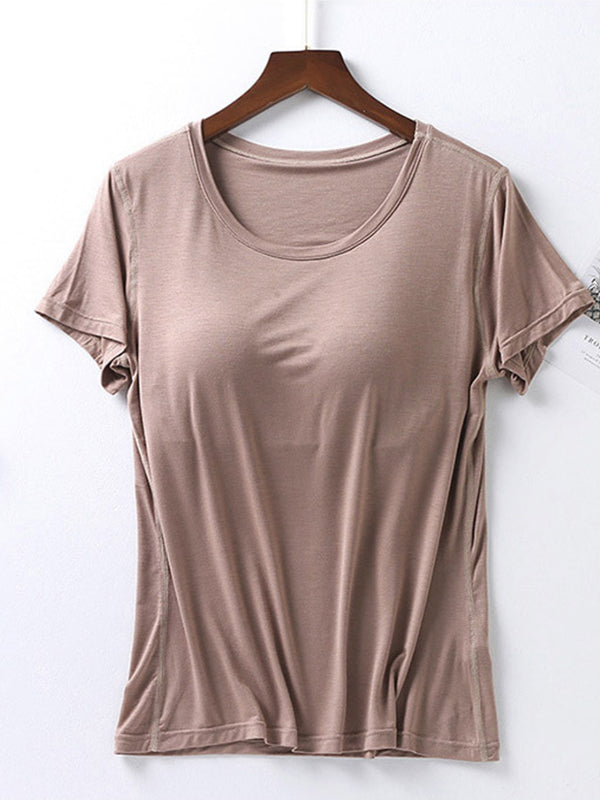 Built-In Padding Short Sleeve