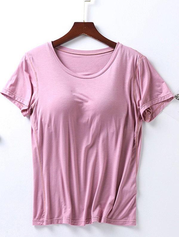Built-In Padding Short Sleeve