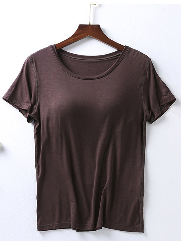 Built-In Padding Short Sleeve