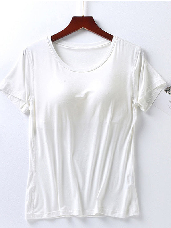 Built-In Padding Short Sleeve