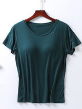 Built-In Padding Short Sleeve