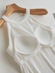 All-In-One Neck Strap Tank Top