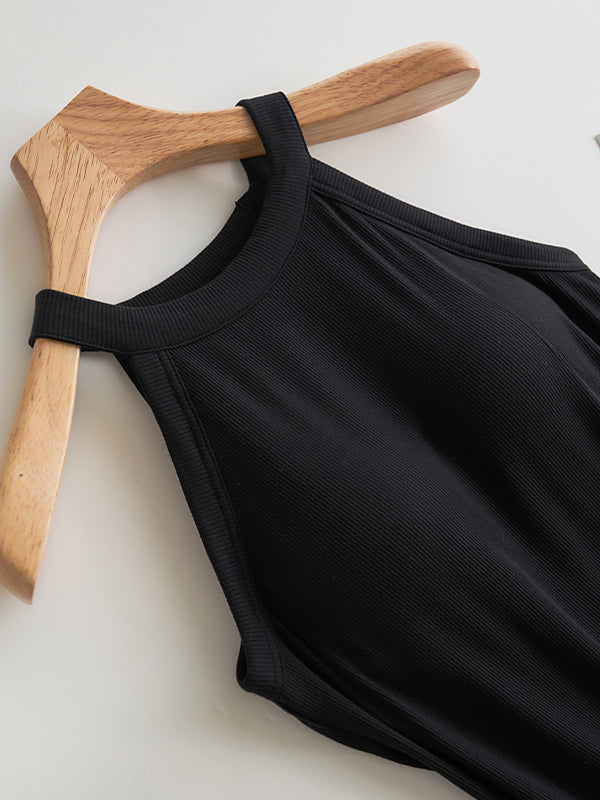 All-In-One Neck Strap Tank Top
